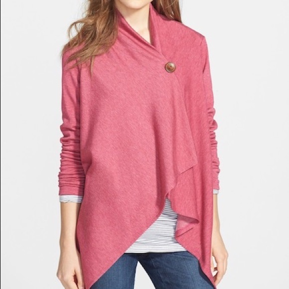 one button sweater wrap